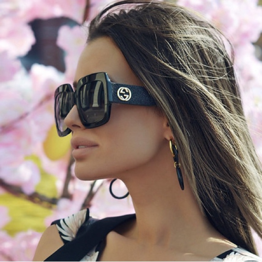Gucci glitter sunglasses